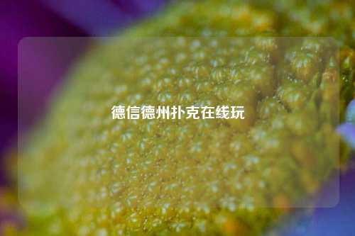 德信德州扑克在线玩