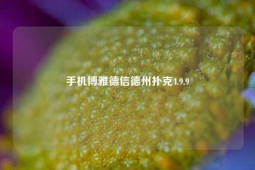 手机博雅德信德州扑克4.9.9